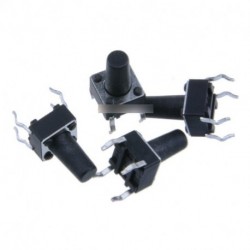 20db tapintható nyomógombos kapcsoló kapcsoló 6X6X10mm 4-tűs DIP top