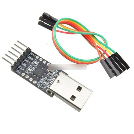 2db új CP2102 USB 2.0-UART TTL 6PIN modul soros átalakító szabad kábelek