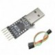 2db új CP2102 USB 2.0-UART TTL 6PIN modul soros átalakító szabad kábelek