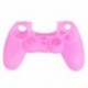 Rózsaszín - Szilikon tok Skin Cover Protector tartozékok PS4 Playstation 4 vezérlőkhöz