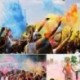Sárga - Színes füst torta bomba kerek hatás megjelenítése mágikus fotózás színpadi támogatás játék eszköz