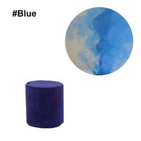 Kék - 1db színes füst torta bomba kerek hatás megjelenítése mágikus fényképezés színpadi támogatás játék