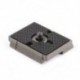 Fekete DSLR fényképezőgép állvány Quick Release QR lemez a Manfrotto 200PL-14 486 804 készülékhez
