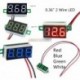 4 színes 3-digiis DC 4.7-32V Mini LED Panel feszültség MeterAdjustment Feszültségmérő