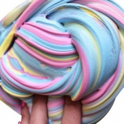 A - Színes, bolyhos Floam Slime illatos stresszcsökkentő Nincs Boraxiszap játék gyerekjáték