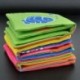 3db (Food   színes   szám) - 3db Baby&*39 s Educational Intelligence fejlesztés Soft Cloth Ismerje meg a könyvek