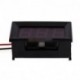 Zöld 2 vezetékes 0,56" DC 5 ~ digiis LED feszültség 120V voltmérő 3-méter Volt autó