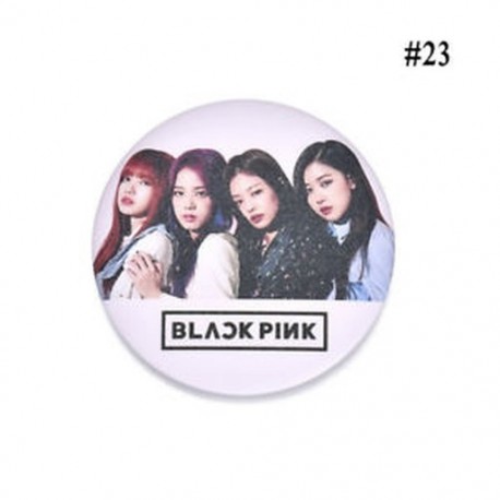 58mm kerek BLACKPINK csoportképes kitűző - 23. verzió - KPOP