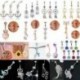 * 18 - * 18 Rhinestone Dangle test Piercing ékszer labda súlyzó bár hasa gomb Navel Ring