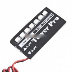 RC modell 7 LED vevő akkumulátor feszültség Indicator monitor a 7led autó 4,8/6v KG
