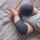 szürke - szürke Gyerekek Térdvédő puha csúszásgátló könyökpárna Csecsemő csecsemő kisgyermekek biztonsága