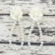 fehér - fehér Nyári csecsemő gyerekek baba lány virág gyöngy mezítláb gyűrű láb karkötő szandál
