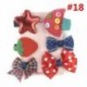 * 18 6Pcs / Set - * 18 6Pcs / Set 1 készlet gyerekek baba lány haj klipek készlet Bowknot virág szív korona fejfedők