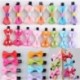 * 18 6Pcs / Set - * 18 6Pcs / Set 1 készlet gyerekek baba lány haj klipek készlet Bowknot virág szív korona fejfedők