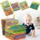 állatok - állatok Baby Kids Child Intelligence fejlesztése Cognize Soft Cloth Book oktatási játék