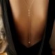 Arany - Arany Szexi nők arany ezüst Bikini Crossover derék hasa test lánc kábelköteg nyaklánc