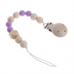 Lila - Lila Unisex csecsemő lánc csipesztartók Dummy cumi pántos rúd póráz pánt eszköz