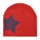 Kék - Kék Baby Boy Girl puha pamut téli meleg sapka gyerek kisgyermek csecsemő Star Beanie kalap