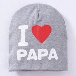 Szürke és PAPA - Szürke és PAPA Új kisgyermek gyerekek puha pamut téli meleg beanie kalap csecsemő baba fiú lány sapka