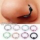 8db zökkenőmentes csuklós szegmens alvó gyűrű karika fül ajkak orr szeptum Piercing Set