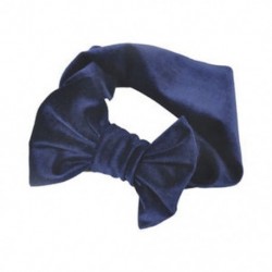 Sötétkék - Sötétkék Puha baba / lányok gyerekek kisgyermek íj hajpánt fejpánt Turban nagy csomó fej-Wrap JP