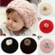 Piros - Piros Téli meleg aranyos baba gyerekek lányok kisgyermek kötött horgolt Beanie kalap beret sapka