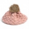 Rózsaszín - Rózsaszín Téli meleg aranyos baba gyerekek lányok kisgyermek kötött horgolt Beanie kalap beret sapka