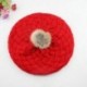 Rózsaszín - Rózsaszín Téli meleg aranyos baba gyerekek lányok kisgyermek kötött horgolt Beanie kalap beret sapka