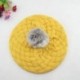 Rózsaszín - Rózsaszín Téli meleg aranyos baba gyerekek lányok kisgyermek kötött horgolt Beanie kalap beret sapka