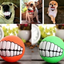 * 2 1db golyós fogak (7,5 cm) - * 2 1db golyós fogak (7,5 cm) Új kiskutya kutya macska fogászati fogak Egészséges fogak