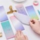 * 5 40db szivárvány színes ragadós jegyzetek rajzfilm írás diák tanulmány papír memo pad