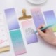 * 5 40db szivárvány színes ragadós jegyzetek rajzfilm írás diák tanulmány papír memo pad