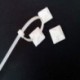 10 db 10 / 50Pcs öntapadós kábelkötésű vezetékes Zip bilincs rögzítése rögzítő fehér tartó tartó