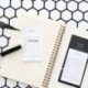 szürke Napi tervek listája Heti havi emlékeztetőtáblák tervezője Sticky Note Office School