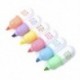 6Pcs Mini aranyos írószer díj kellékek Graffiti író iskola irodai ajándékok 6Pcs Mini aranyos írószer toll kellékek