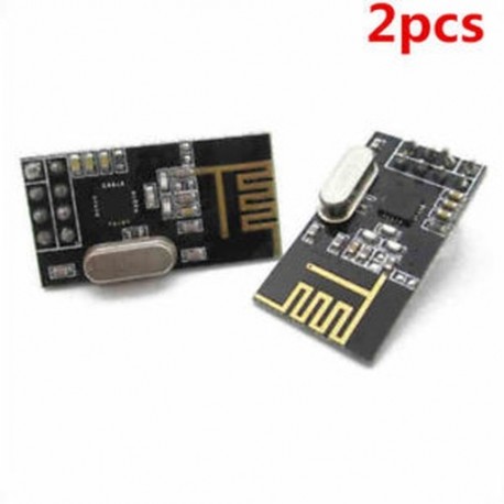 2PCS Új Arduino NRF24L01 2,4 GHz-es rádiós RF adó-vevő modul / antenna 2PCS Új Arduino NRF24L01   2,4 GHz-es vezeték