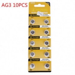 10db AG3 5/10 / 100PCS lúgos érme gomb cellás akkumulátor stabil játékmegőrző távirányítóhoz