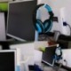 Fejhallgató tartó fülhallgató fülhallgató fali számítógép monitor kijelző fogas állvány állvány