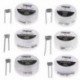 Tiger 0.36Î © 10PCS rozsdamentes acél SS316L RDA vezetékes előregyártott spirálok Flap Vape tekercsek Clapton