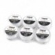 Fused Clapton 0.45Î © 10PCS SS316L rozsdamentes acél RDA vezetékes előregyártott spirálok Flap Vape tekercsek Clapton