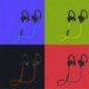 * 2 Ezüst Univerzális vezeték nélküli Bluetooth fülhallgató Sport sztereó fülhallgató fejhallgató Kézzel szabad JP