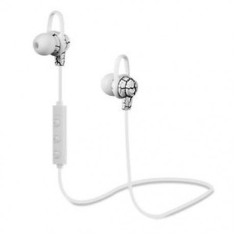 * 4 Fehér Univerzális vezeték nélküli Bluetooth fülhallgató Sport sztereó fülhallgató fejhallgató Kézzel szabad JP