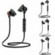 * 6 Fehér Univerzális vezeték nélküli Bluetooth fülhallgató Sport sztereó fülhallgató fejhallgató Kézzel szabad JP