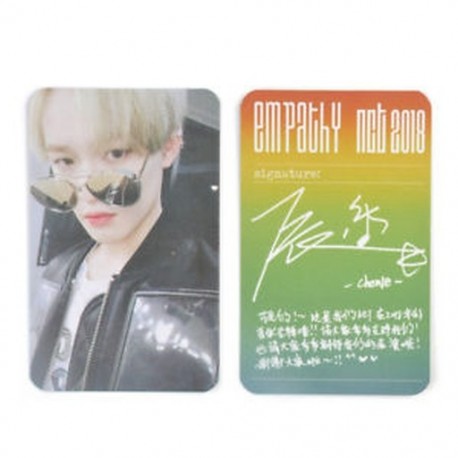 86 x 54mm-es Chenle fotó autogrammal - LOMO kártya - KPOP - NCT - 1