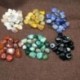 2PCS Crystal Mix bukott kövek polírozott sziklák csakra természetes kő Xmas ajándék
