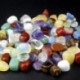 2PCS Crystal Mix bukott kövek polírozott sziklák csakra természetes kő Xmas ajándék