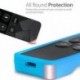 Fekete Szilikon távvezérlő tok Protective Cover Skin Az Apple TV 4. generációs Siri számára