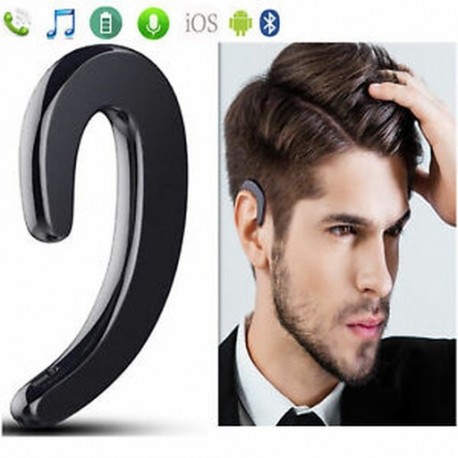 * 4 Fekete Univerzális mini vezeték nélküli Bluetooth sztereó fejhallgató fülhallgató