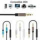 Kék 3,5 mm-es kiegészítő Aux-férfi és férfi sztereó hangkábel-kábel iPod autó MP3-PC-hez