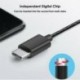 Fekete C típusú USB-C fülhallgató fülhallgató fülhallgató fülhallgatóval